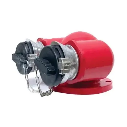 HỌNG TIẾP NƯỚC CHỮA CHÁY 2 CỬA DN65 - MẶT BÍCH DN80