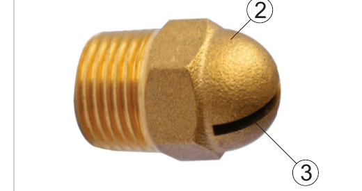 Cấu tạo Đầu phun Drencher DN15
